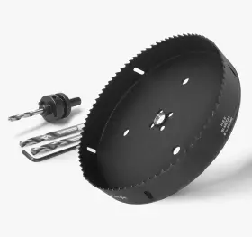 Dmls2303170017h Jtemgle 8 Inch Hole Saw With 1/2 Hex Shank Quick Change Arbor Bi-metal Hea