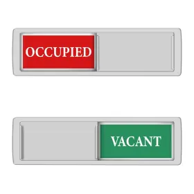 Kt-vant-1 K Kitchentour Privacy Sign - Vacant Occupied For Home Vant-sliver