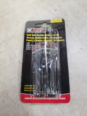71200 K Tool Double Ended Drill Bits 1/8 Inch High Speed Steel Package Of 10