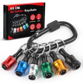 Katerk 774756149978 Push To Unlockkaterk 6pcs 1/4 Inch Hex Shank Aluminum Alloy Screwdriver Bit
