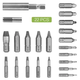 Kus-ha99x1 Keekit Damaged Screw Extractor Kit Remover And Broken Bolt Stripped Extractors