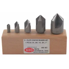919-000-967 Keo Countersink Set 5 Pc 1 Fl 90 Deg Carbide