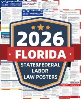 112208 Kermeng 2026 Florida State And Federal Labor 24 Inch X 36 2025 Law Poster