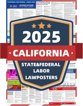 Xq112202 Kermeng 2025 California State And 24 Inch X 36 Labor Laws Poster