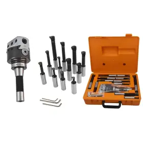 Km-1692709-470643-lr Kimllier 3 Inch Boring Head R8 Shank 12pcs 3/4 Bar Set
