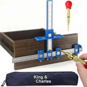 King&charles 791405441917 Cabinet Hardware Jig Handle With Automatic Center