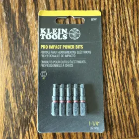 32797 Klein Tools Pro Impact Power Bits #2 Square 5-pack