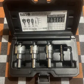 31872 Klein Tools Hole Saw Kit Carbide Cutter 4-piece