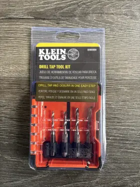 32383sen Klein Tools Drill Tap Tool Kit 4-piece New