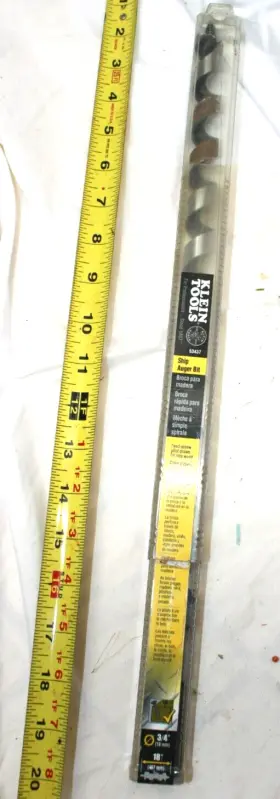 53437 Klein Tools Flex Bit Auger With Screw Point 3/4-inch X 18-inch Long