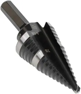 Ktsb11 Klein Tools Step Drill Bit #11 Double-fluted 7/8 To 1-1/8-inch