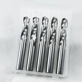 2-flute Klot 309272827569 Industrial Grade 5pcs Solid Carbide Drill Bit 6.35mm 1/4 Inch Straig