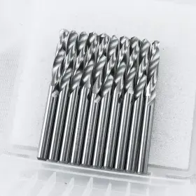 2-flute Klot 309272827590 Industrial Grade 10pcs Solid Carbide Drill Bit 3.3mm 0.1299 Inch Straight