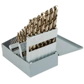 4986621 Klutch 29-pc. Cobalt High-speed Steel Drill Bit Set