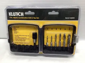 69855 Klutch Combination Drill And Tap Set 7-pc Sae New
