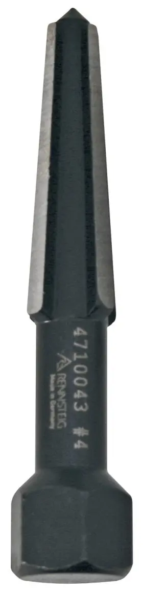 Knipex 843221019839 Rennsteig 9r 471 004 3 Screw Extractor Double Edge Size 4 Black