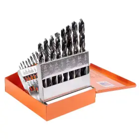 Knkut 445038652693 21 Piece Jobber Length Drill Bit Set 1/16 Inch -3/8 By 64ths