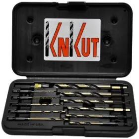 12kkqrd Knkut Performance 45 12 Piece 1/4 Inch Hex Shank Quick Release Drill Bit Set