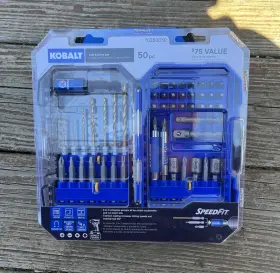 0350030 Kobalt 50-piece Drill And Drive Set With Speedfit Technology