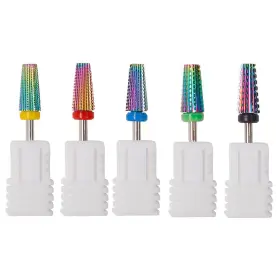 Ktsuoto 313057129144 5pcs Tapered Barrel Carbide Nail Drill Bit Bits Set For Na