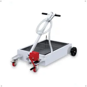 Kybolt 196336897336 15 Gallon Oil Drain Pan With Pump And 8 Ft Hose T Folding Handle Low
