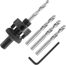 Kyu220819019 Kyuionty 7/16 Inch Shank Hole Saw Arbor Fits 1-1/2 To 10 Saws Heavy Duty Quick Chang