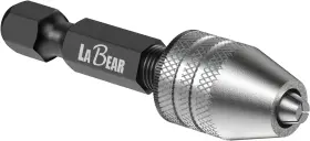 Labear 710949320195 Drill Chuck Keyless Mini Adapter Inch Hex Shank 0.3-3.2mm Capacity For Micro