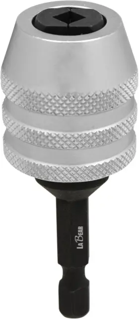 Labear 710949322465 Adjustable Tap Chuck M6 M12 Keyless Quick Change Holder 1/4 Inch Hex Shank