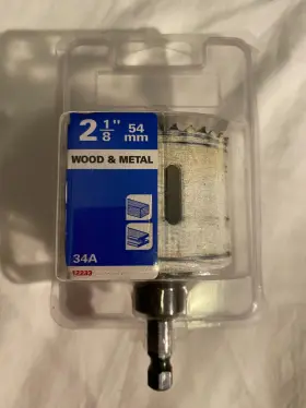 12233 Lenox Arbored Hole Saw 2 1/8 54mm Wood And Metal New In Package