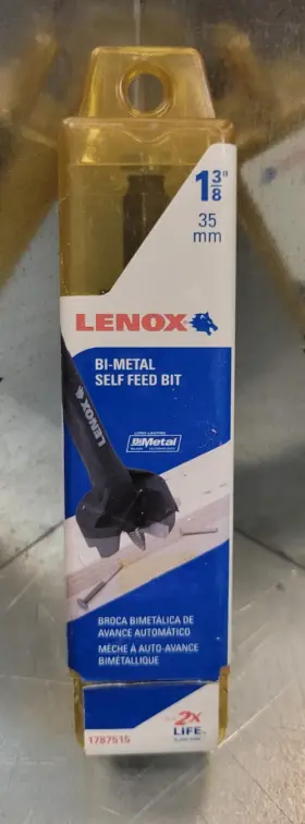 1787515 Lenox New Tools 1-3/8 Inch Bi-metal Self Feed Drill Bit