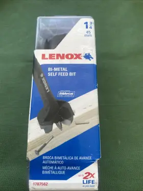 1787562 Lenox Tools Bi-metal Self Feed Bit 1-3/4-inch