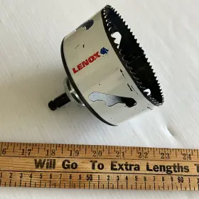2lqc Lenox 4-1/4 In / 108mm Hole Saw Bi-metal Arbor
