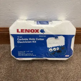 30877300chc Lenox Tools Electricians Carbide Hole Cutter Kit
