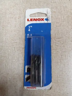 30879-35pd Lenox 1/4 Inch 6.4mm Hole Saw Pilot Drill Bit 3 Pack 3087935pd