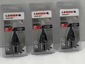 30888-vb11 Lenox Vari-bit 7/8-inch To 1-1/8-inch Step Drill Bit One Lot Of Three