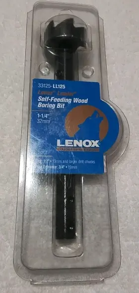 33125-ll125 Lenox Ll125 1-1/4 Inch Self-feeding Wood Boring Bit Usa