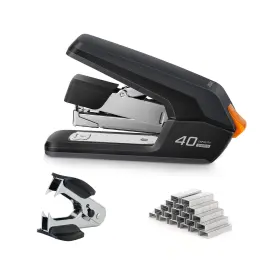 Levenoffice001 Leven Deli Effortless Desktop Stapler 40 Sheet Capacity One Finger Touc... Fast Ship