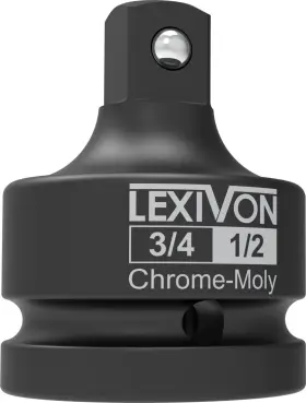 Lexivon 840025252929 3/4-inch Impact Socket Adapter 3/4 Inch Female X 1/2 Male Reducer Chrome-moly