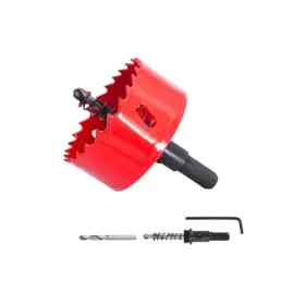 B-m42-kkq Lhazemu Hss Bi-metal 4-1/2 Inch Hole Cutter With Pilot Drill Bit Saw For Wood Plastic