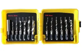 Lldsimex 752692005398 13pcs Combination Drill Tap Bit Set Fit For Screw Thread Drilling Tapping Deb