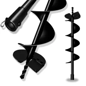 Longrun 653858373019 Post Hole Auger For Garden Fence 6 Inch X 31.5 Earth Drill B