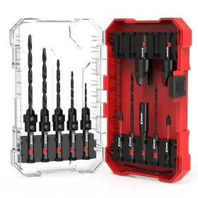 474111 Lop Countersink Drill Bit Set 15 Pcs Tapered Bits Counter Sink With