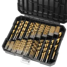 Td230 Lslansoon 743129595902 230 Pcs Titanium Coated Twist Drill Bit Set 4241 Hss 135 Tip Metric B Td230 Lslansoon 743129595902 230 Pcs Titanium Coated Twist Drill Bit Set 4241 Hss 135 Tip Metric B