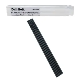 Ltd 445040529556 7/64-inch X 6-inch Aircraft Extension Black Oxide Drill Bit Premium M2 High Spe