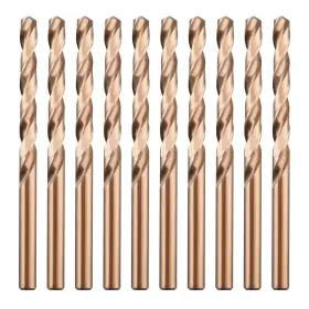 Lu&mn 737123058419 1/4 Inch M35 Cobalt Hss Jobber Length Twist Drill Bit With Straight Shankheavy Duty