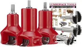 Hsk3 Lumberjack 1 Inch 1-1/2 And 2 Home Master Kit Red
