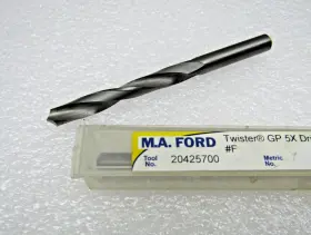 20425700 M.a. Ford 204257 Letter F Twister Gp Carbide Drill Bit Jobber