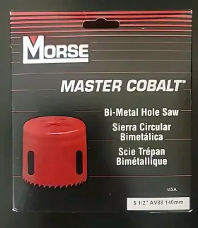 05254 M. K. Morse The M.k. Co. 5 1/2 Inch Av88 140mm Bi-metal Hole Saw