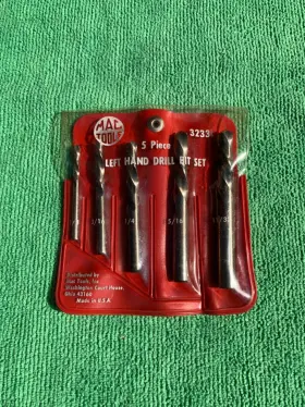 3233l Mac Tools 5-pc Left-hand Drill Bit Set 1/8 Inch To 11/32