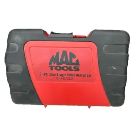 6321idsa Mac Tools 21-pc Stubby Length Cobalt Sae Drill Bit Set